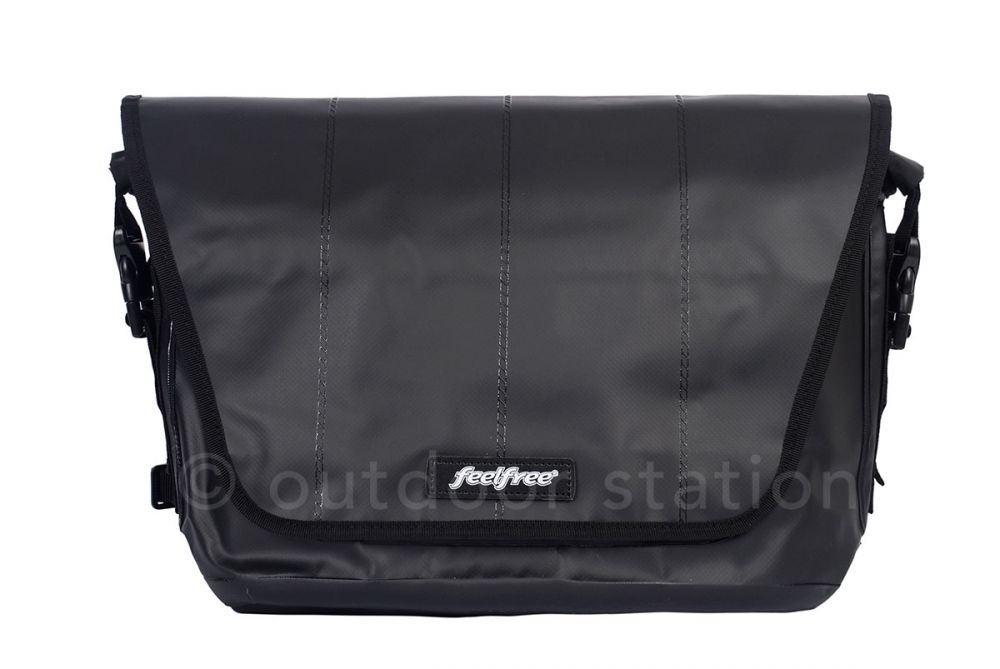 Vodootporna torba Feelfree Runner EX messenger L Crna