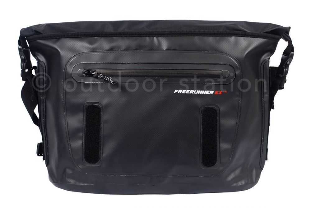 Vodootporna torba Feelfree Runner EX messenger L Crna