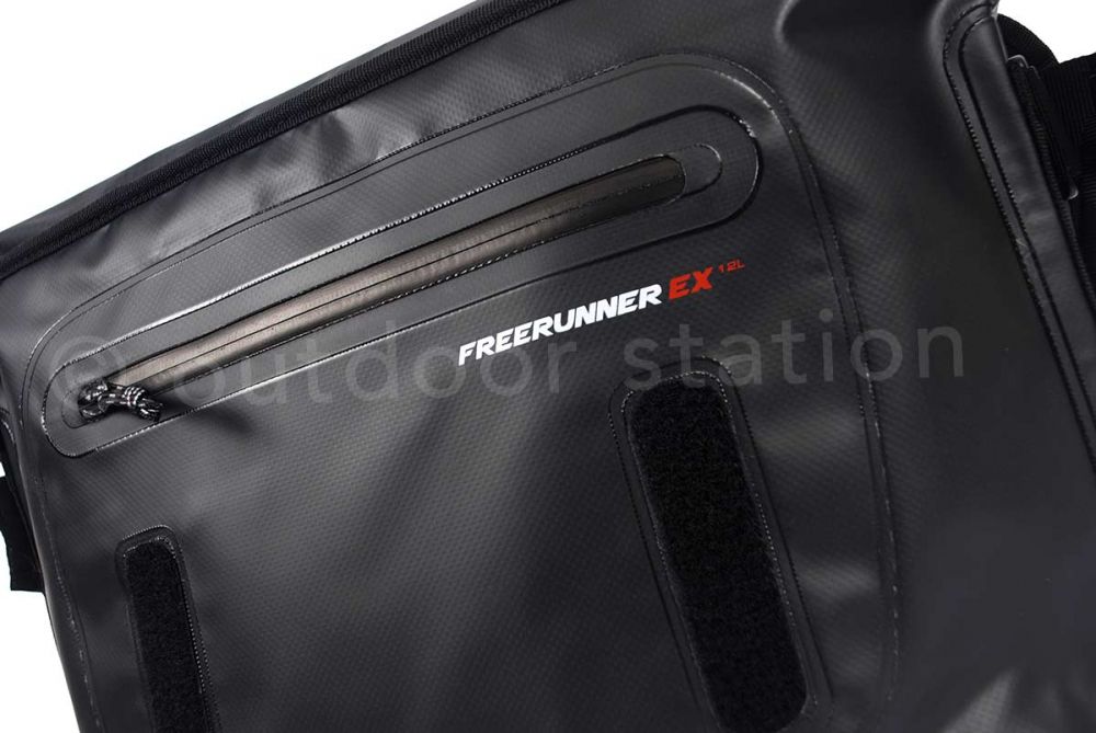 Vodootporna torba Feelfree Runner EX messenger L Crna