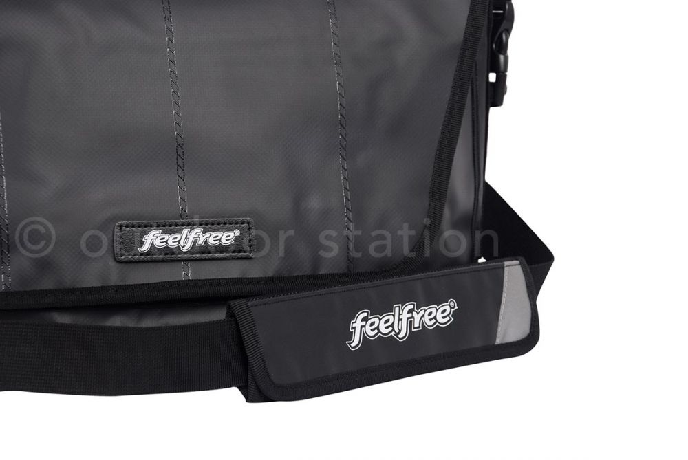 Vodootporna torba Feelfree Runner EX messenger L Crna