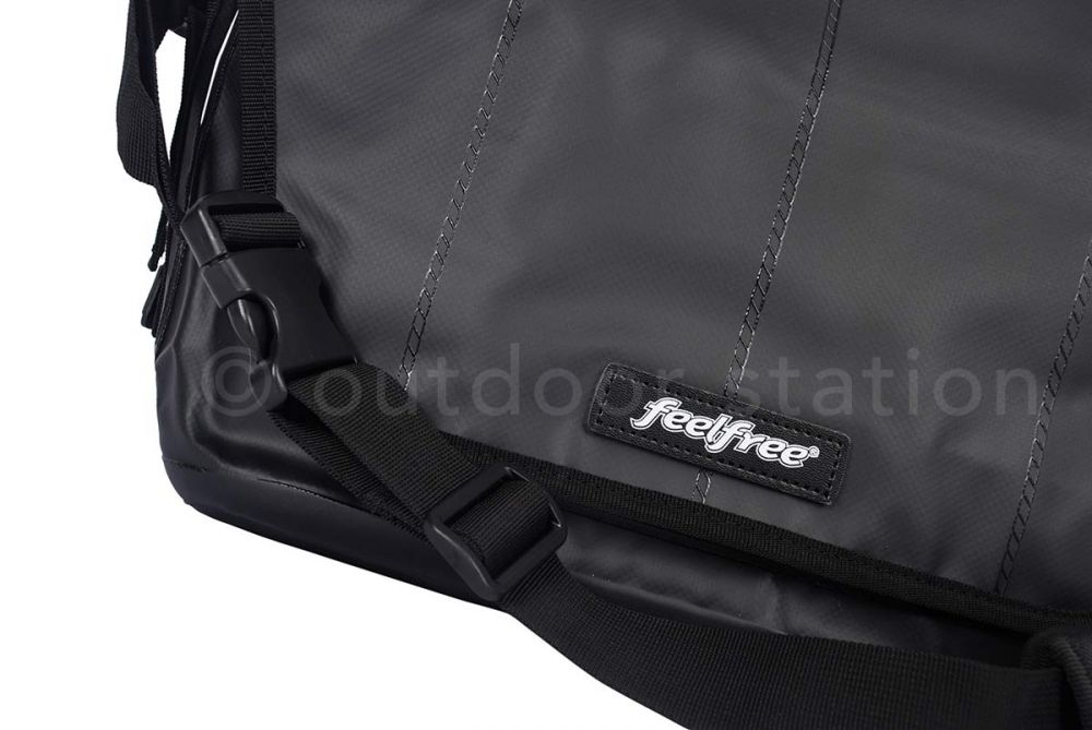 Vodootporna torba Feelfree Runner EX messenger L Crna