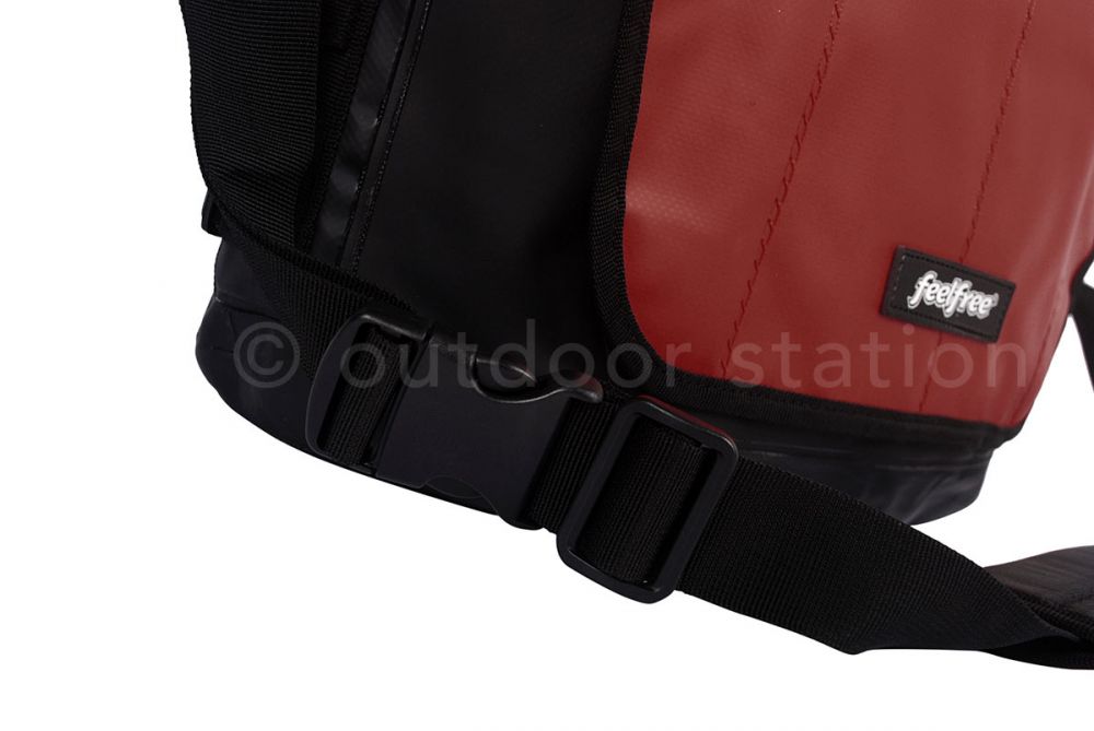 Vodootporna torba Feelfree Runner EX messenger M Crvena